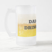 La bière de papa boit de la Mug Verre Frosted Bièr (Gauche)