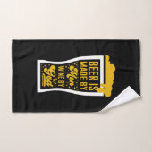 La Bière Est Faite Par Des Hommes (Serviette à main)