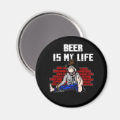 La bière est mon Magnet de vie (Recto/Verso)
