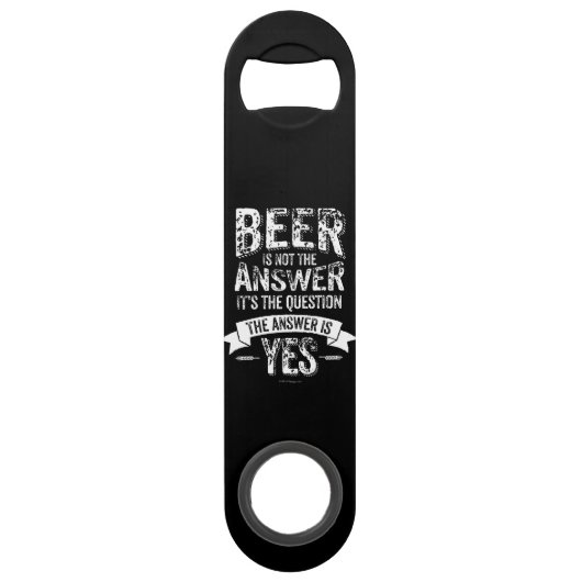 La bière n'est pas la réponse (Devant)