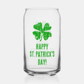 La bière St Patrick's Day peut prendre un verre av (Verso)