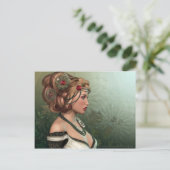 La Blonde Briefkaart (Staand voorkant)