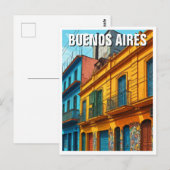 La Boca Buenos Aires Argentinië reizen Briefkaart (Voorkant / Achterkant)