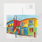 La Boca - by Patricia Vidour - ARGENTINA Briefkaart (Voorkant / Achterkant)