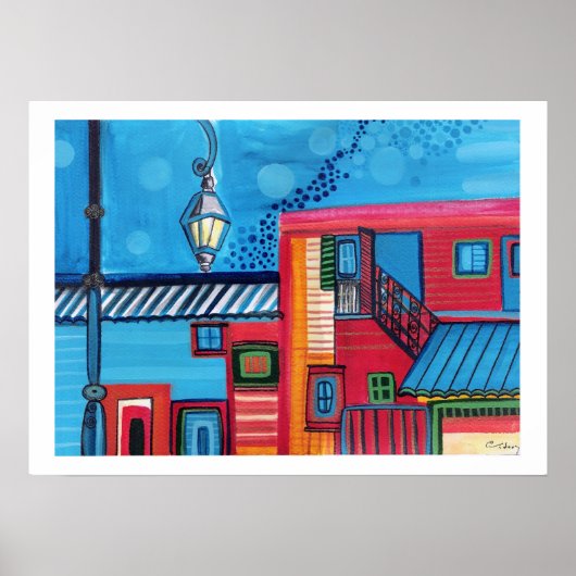 La Boca Houses Poster (Voorkant)
