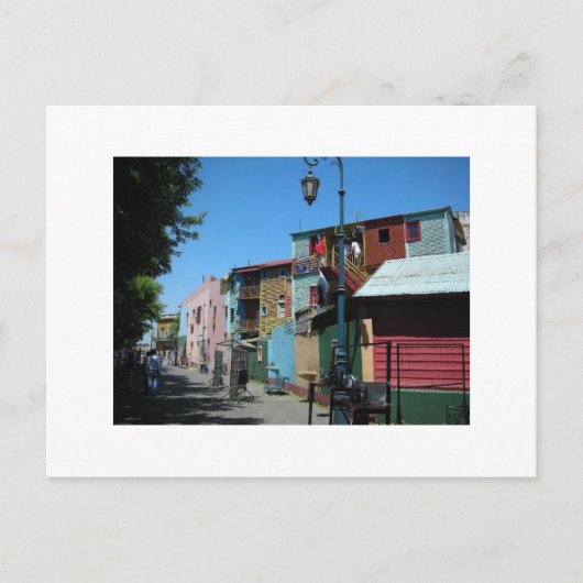 La Boca Lightpost Briefkaart (Voorkant)