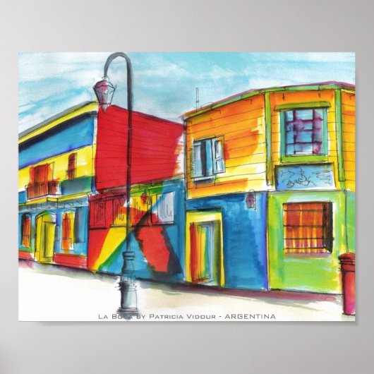 La Boca Poster (Voorkant)