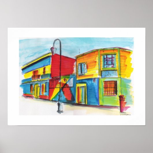 La Boca Poster (Voorkant)