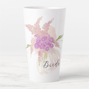 La Boca Rosa Bruids Blozen Boog Boeket Latte Mok