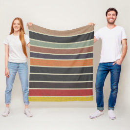 La Boca Striped Fleece Deken