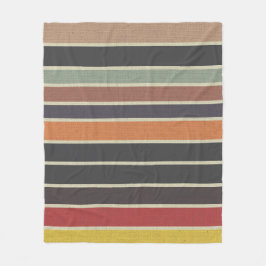 La Boca Striped Fleece Deken