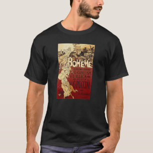 La Bohème - vintage 1896 poster T-shirt
