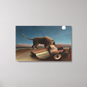 La Bohemienne Endormie Canvas Afdruk