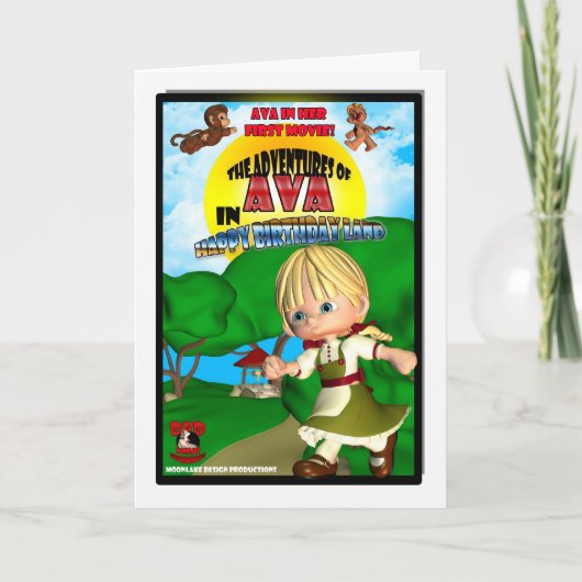 La boîte de la carte d'anniversaire d'Ava DVD (Devant)