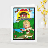 La boîte de la carte d'anniversaire d'Ava DVD (Fleur jaune)