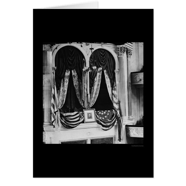 La boîte de Lincoln au théâtre 1865 de Ford (Devant)