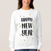 La bonne année mignonne exprime le sweatshirt (Devant)