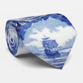 La bonne cravate de fleur printanière de bateau (Roulé)