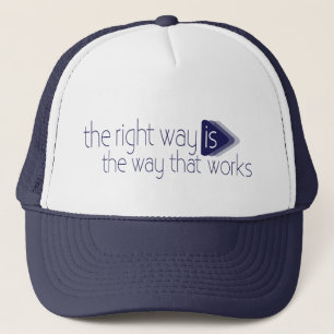 la bonne façon est de travailler le casquette de
