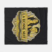 La Bonne Nuit - ontmoeten bij de Speakeasy Fleece Deken (Voorkant (Horizontaal))