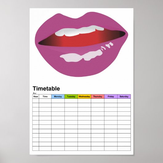 La Bouche / De Mond / Rooster Poster (Voorkant)