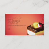 La boulangerie durcit le carte de visite (Dos)