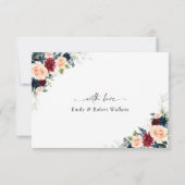 La Bourgogne et le Mariage de la marine Merci Cart (Dos)