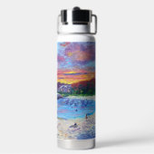 La bouteille d'eau Hawaiian Sunset d'Elanie (Arrière)
