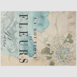 La Boutique Floral Decoupage Sheet Tissuepapier