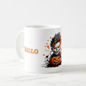 "La brasse de sorcière" Halloween Mug (Devant gauche)