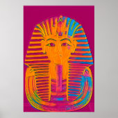 "La brillance du roi Tut" Art mural égyptien uniqu (Devant)