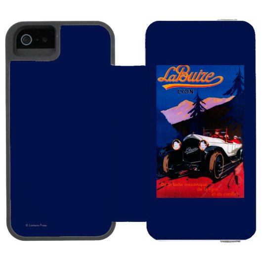 La Buize Lyon Poster Europe Incipio iPhone Portemonnee Hoesje (Agenda Open)