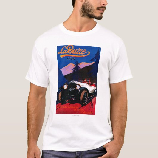 La Buize Lyon Poster Europe T-shirt (Voorkant)