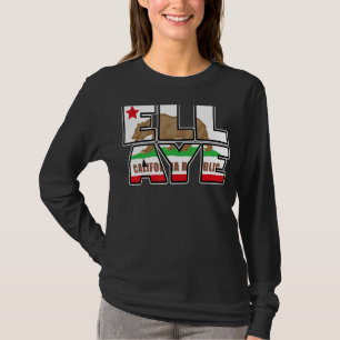 La Ca Ell Aye California Flag T-shirt
