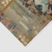 La Cafe de Paris door Jean Beraud Tissuepapier (Detail)