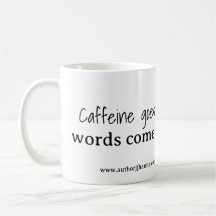 La caféine entre, les mots sortent Mug