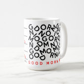 La caféine nivelle la tasse d'intoxiqué de café - (Devant droit)