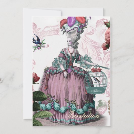 la cage aux oiseaux (vogelkooi) 2 kaart (Voorkant)