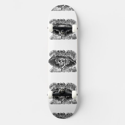 La Calavera Catrina Skateboard (Voorkant)