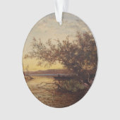 La Camargue, Coucher De Soleil - Félix Ziem (devant)