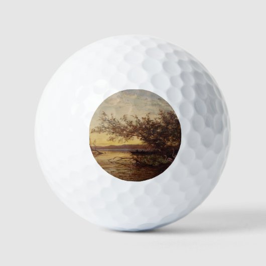 La Camargue, Coucher de Soleil – Félix Ziem Golfballen (Voorkant)