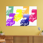 la caméra - sur toile (Insitu(Salon))