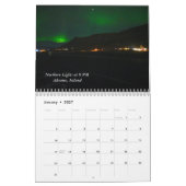 La campagne d'hiver de l'Islande Calendrier du mur (Jan 2027)