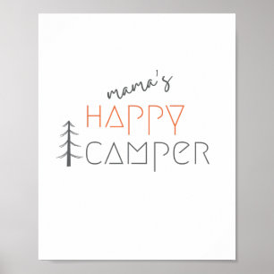 la campeuse heureuse de maman. Affiche et impressi