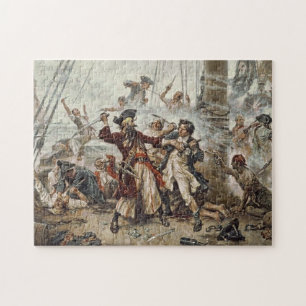 La capture de Barbe Noire Le Puzzle Pirate