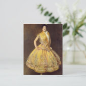 La Carmencita, 1890 Briefkaart (Staand voorkant)