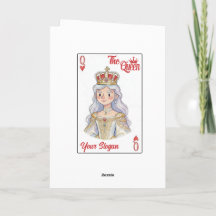 La carte à jouer de la Reine, cadeau romantique