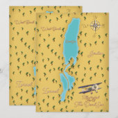 La carte ancienne de la mer Morte (Devant / Derrière)