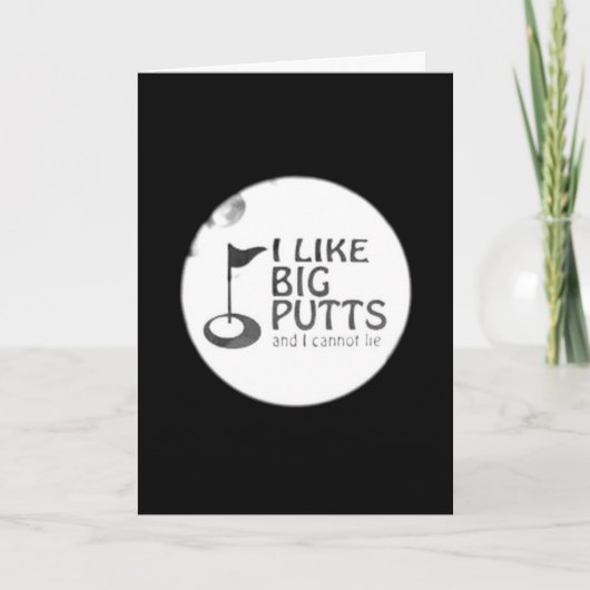 LA CARTE ANNIVERSAIRE "ULTIME GOLFER'S" (Devant)