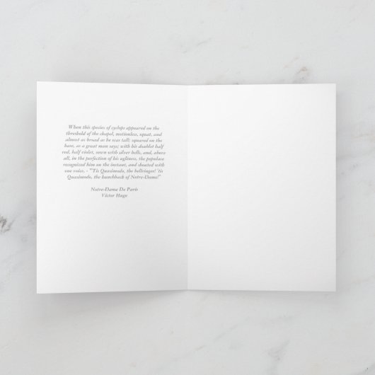 La carte Bells (Intérieur)